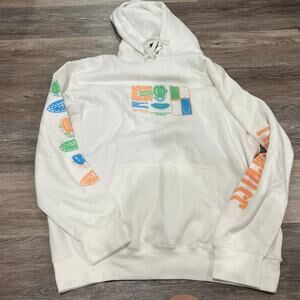 Young & Reckless White Hoodie Size XL